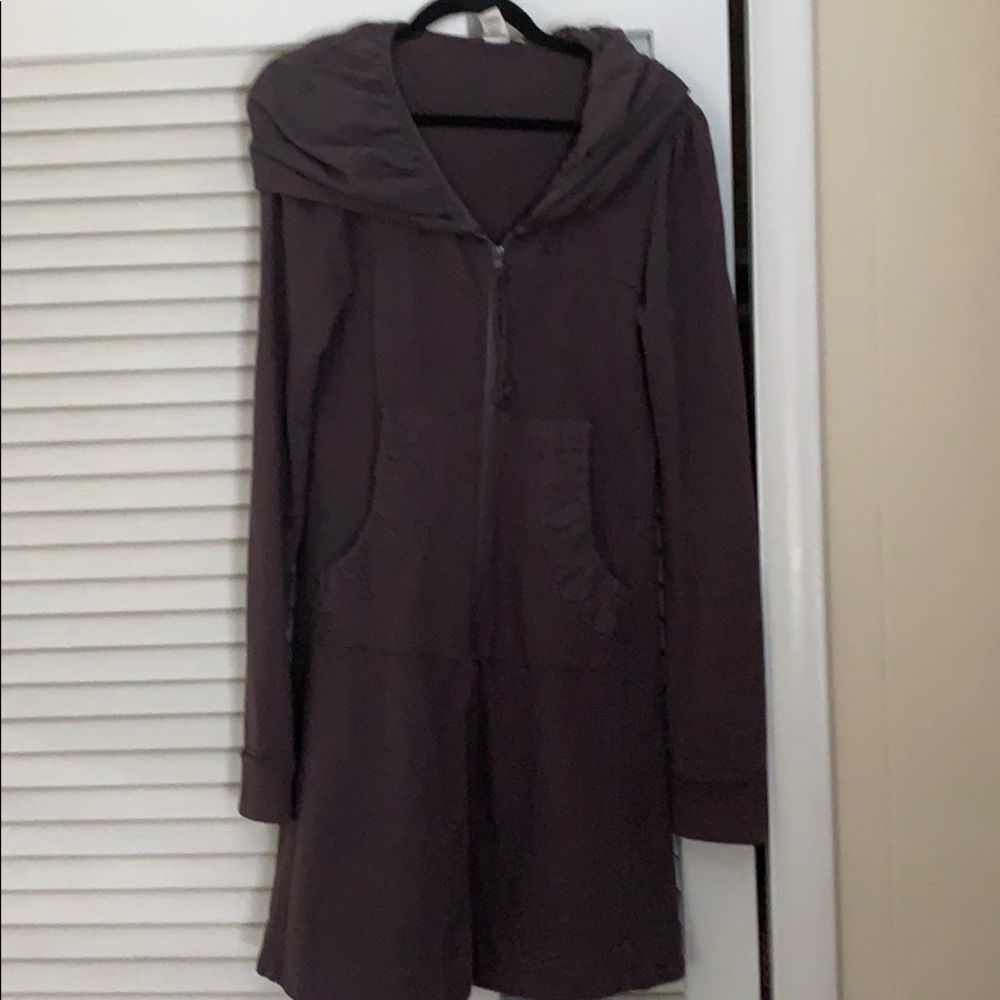 Prairie underground long sweatshirt coat